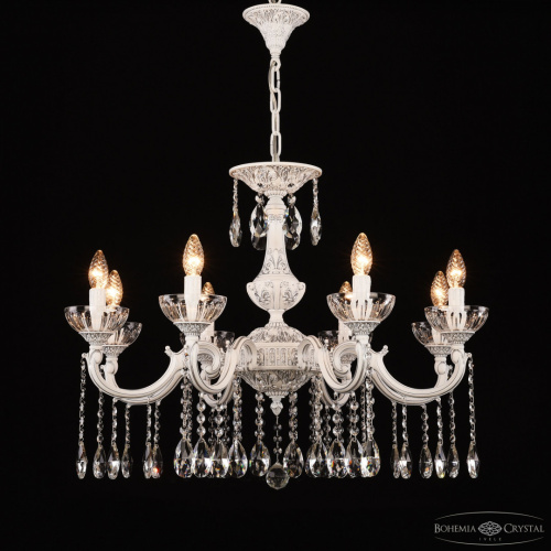 Люстра с хрустальными подвесками AL78101/8/250 A WMN P Clear/M-1H Bohemia Ivele Crystal (Богемия Ивеле Кристалл) фото 2 Люстра с хрустальными подвесками AL78101/8/250 A WMN P Clear/M-1H Bohemia Ivele Crystal (Богемия Ивеле Кристалл) фото 2