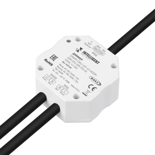 Диммер Arlight SMART-DALI-601-62-ADDR-DIM-DT6-DRI-PD-IN (230V, 1x1.5A) 039135 Диммер Arlight SMART-DALI-601-62-ADDR-DIM-DT6-DRI-PD-IN (230V, 1x1.5A) 039135