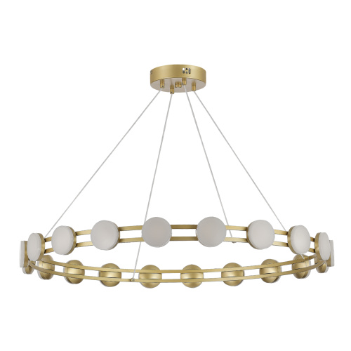 SL6610.203.20 Светильник подвесной ST-Luce золотистый/белый LED 1*40W 4000K MONRO фото 5 SL6610.203.20 Светильник подвесной ST-Luce золотистый/белый LED 1*40W 4000K MONRO фото 5