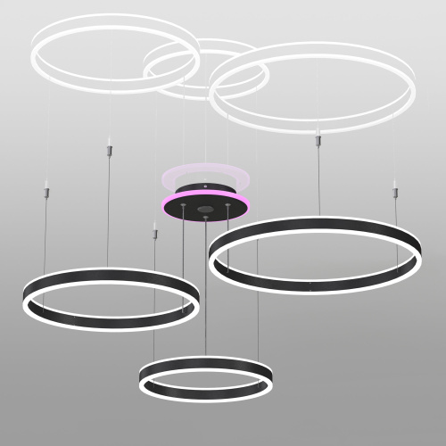 Citilux Дуэт Смарт CL719A701 RGB Умная подвесная люстра Чёрная фото 10 Citilux Дуэт Смарт CL719A701 RGB Умная подвесная люстра Чёрная фото 10