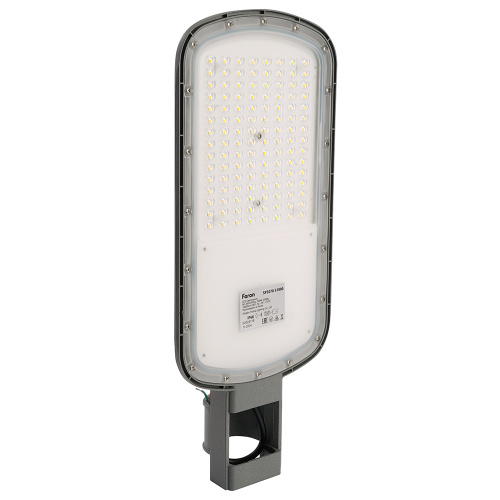 Светодиодный уличный консольный светильник Feron SP3070 100W 5000K AC90-300V, серый фото 3