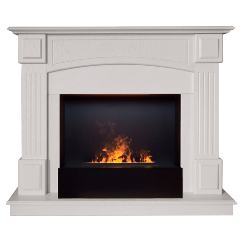 Каминокомплект CAROLINA/БОСТОН Береза белая с очагом Электроочаг CASSETTE/КАССЕТА 630