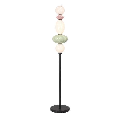 SL6134.405.01 Светильник напольный ST-Luce черный/розовый, зелёный, опаловый LED 1*20W 3000K FLORENTINI