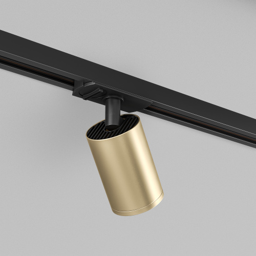 DK6201-BG Трековый светильник IP 20, 15 Вт, GU5.3, матовое золото с черным, алюминий фото 4 DK6201-BG Трековый светильник IP 20, 15 Вт, GU5.3, матовое золото с черным, алюминий фото 4