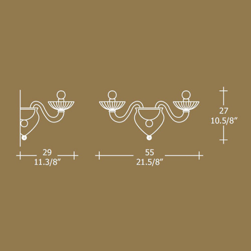 Бра VERONESE P2 фото 4 Бра VERONESE P2 фото 4