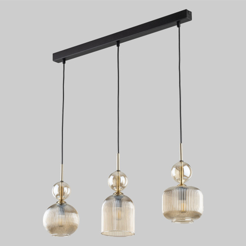 Подвесной светильник со стеклянными плафонами 11042 Sophia Cognac