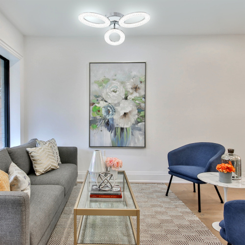 Потолочный светильник Escada 10283/3 LED*72W Chrome фото 4