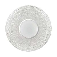 2048/EL PALE SN 000 Светильник пластик/белый/прозрачный/хром LED 72Вт 3000-6300K D510 IP43 пульт ДУ VISMA