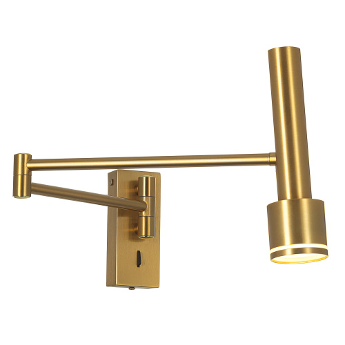 Citilux VEKTOR CL513412 Светильник настенный на штанге с выключателем Латунь фото 7
