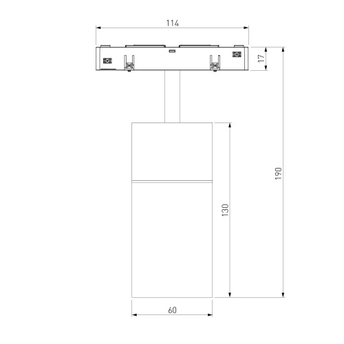Slim Magnetic Трековый светильник для радиусного шинопровода 12W 4200K Comfi чёрный Ø 1200мм 85189/01 фото 4 Slim Magnetic Трековый светильник для радиусного шинопровода 12W 4200K Comfi чёрный Ø 1200мм 85189/01 фото 4