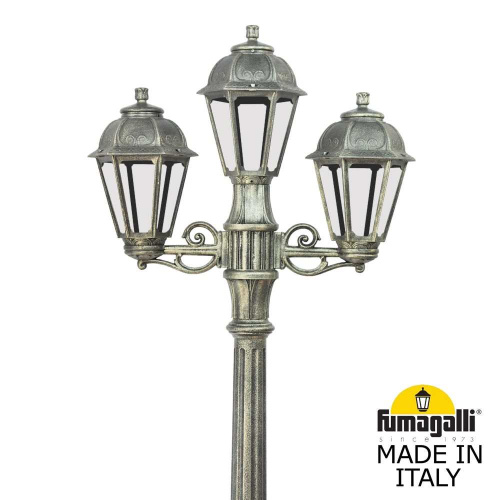 Fumagalli Садово-парковый фонарь FUMAGALLI GIGI BISSO/SABA 2+1 K22.156.S21.BXE27 фото 2 Fumagalli Садово-парковый фонарь FUMAGALLI GIGI BISSO/SABA 2+1 K22.156.S21.BXE27 фото 2