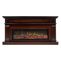 Каминокомплект ISLANDIA/СКАНДИ Античный дуб с очагом Электроочаг BEVERLY-S MULTY/БЕВЕРЛИ МУЛЬТИКОЛОР