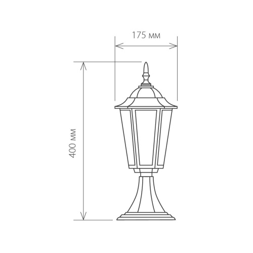 Ландшафтный светильник GL 1004S черное золото IP44 GL 1004S черное золото фото 2