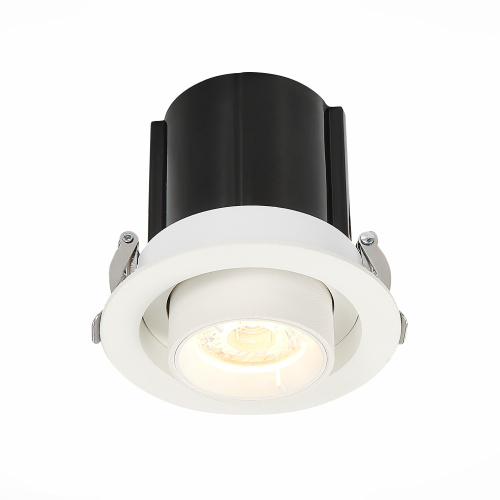 ST702.138.12 Св-к встр. Белый LED 1*12W 3000K 900Lm Ra80 24° IP20 D90xH92 180-240V Встраиваемые светильники фото 2