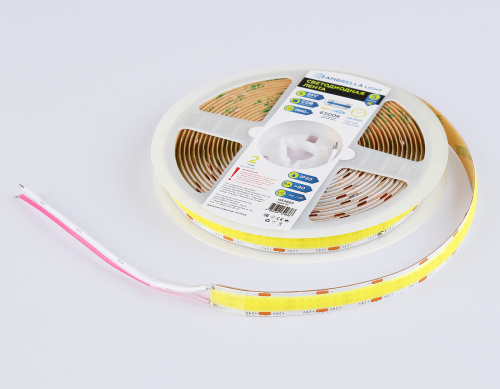 Светодиодная лента 24В COB 616Led 19Вт/м 6500K IP20 5м фото 5 Светодиодная лента 24В COB 616Led 19Вт/м 6500K IP20 5м фото 5