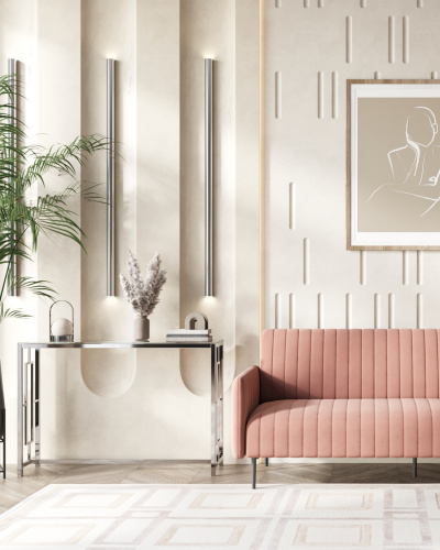 Консоль БРУКЛИН 115*30 серебро фото 4 Консоль БРУКЛИН 115*30 серебро фото 4