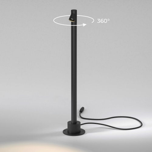 Светильник садово-парковый поворотный Rone черный 35175/S черный фото 3