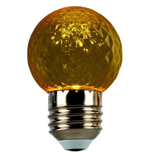 Лампа светодиодная Feron LB-385 Шарик желтый прозрачный E27 1W 230V фото 2