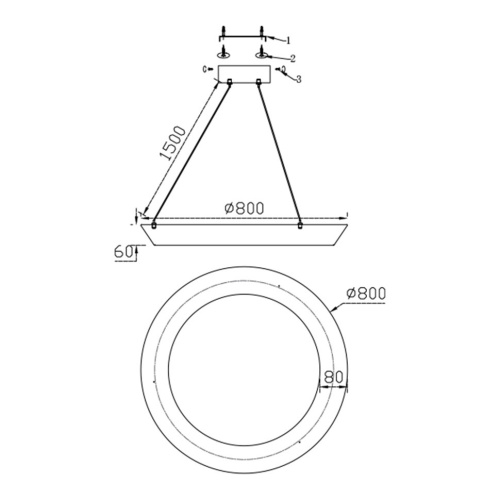 Подвесная люстра Ophelie FL1206-8P фото 2