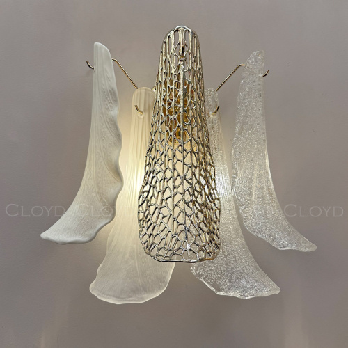 Бра Cloyd WASABI W2 / выс. 33 см - керамика - золото (арт.20406) фото 5