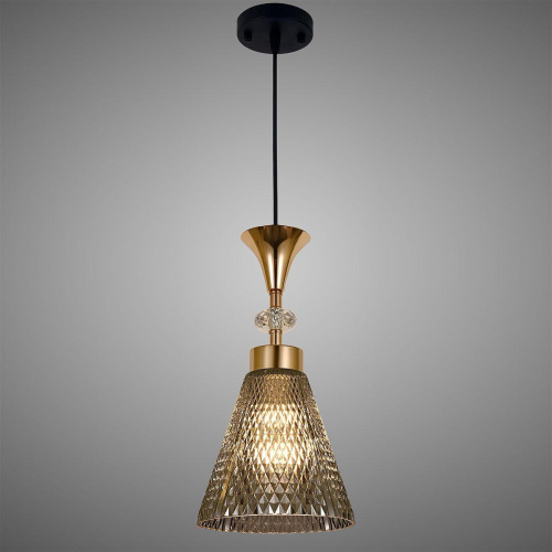 Подвесной светильник Reluce 02005-0.9-01 Smoke фото 2