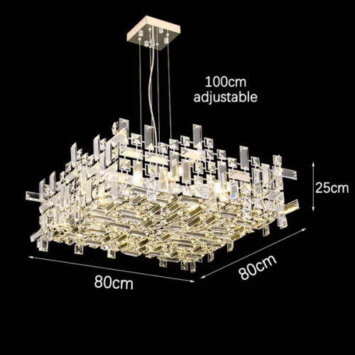 Люстра P7838-W80 chrome фото 4 Люстра P7838-W80 chrome фото 4