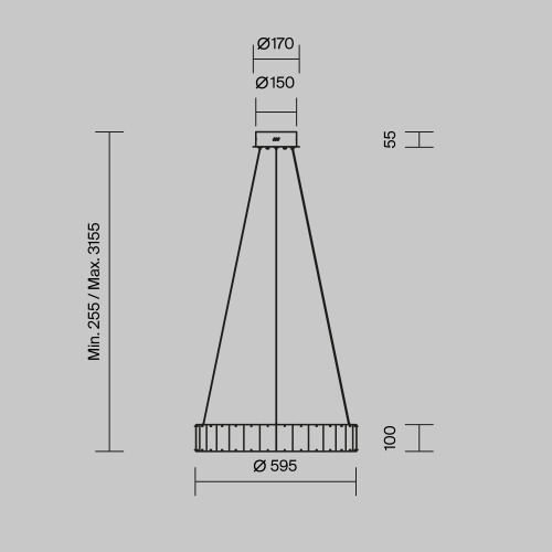 Подвесной светильник Maytoni MOD517PL-L30BS3K фото 7 Подвесной светильник Maytoni MOD517PL-L30BS3K фото 7