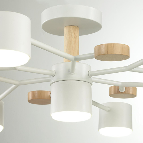 8195/7C COMFI LN26 336 белый, металл/дерево/пластик Потолочный светильник LED GX53 7*9W 220V RONDO фото 9 8195/7C COMFI LN26 336 белый, металл/дерево/пластик Потолочный светильник LED GX53 7*9W 220V RONDO фото 9