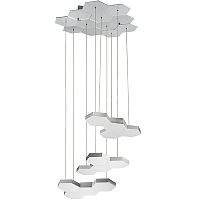 750224 Люстра подвесная FAVO LED-60W 2880LM Серебро 4000K