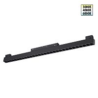 359625 SHINO NT25 158 черный Трековый светильник для низков. шинопровода с переключ. цв. темпер. IP20 LED 3000К\4000К\6000К 30W 48V FLUM