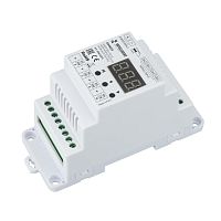 INTELLIGENT ARLIGHT Диммер SMART-DALI-104-62-ADDR-RGBW-DT6/DT8-PD-DIN White (12-48V, 4x5А)  (IARL, IP20 Пластик, 5 лет) 028422(1)
