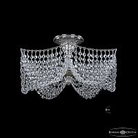 Потолочный светильник хрустальный 77181/42 Ni Bohemia Ivele Crystal (Богемия Ивеле Кристалл)