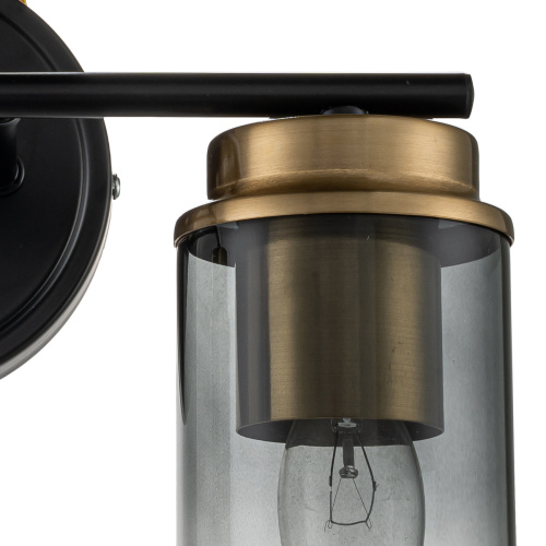 Настенный светильник Escada 2118/2A E14*40W Black/Brass фото 5