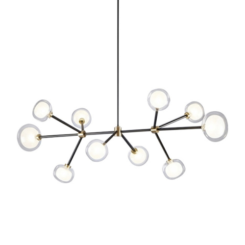 Люстра 10101P/10 black/gold Люстра 10101P/10 black/gold