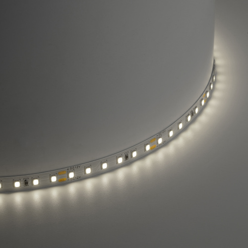 Лента светодиодная SST02 SAFFIT 120SMD(2835)/м 9.6Вт/м 12V 5000*8*1.22мм 4000К, IP20 фото 5
