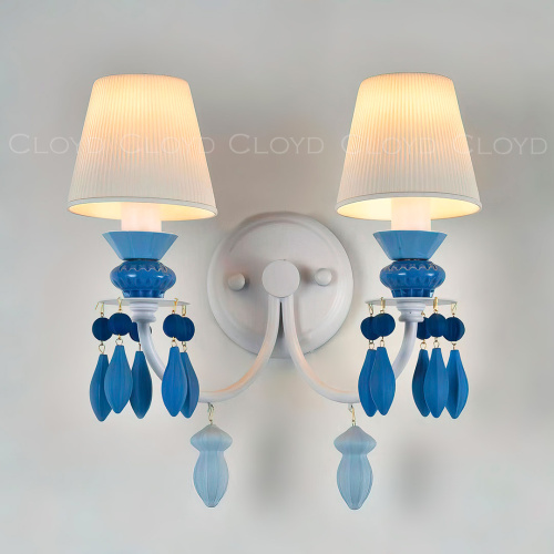 Бра Cloyd LOTTIE-D W2 - голубая керамика (арт.20413) Бра Cloyd LOTTIE-D W2 - голубая керамика (арт.20413)