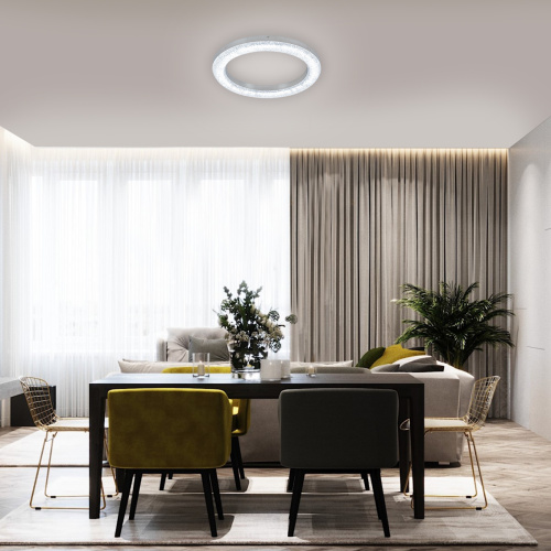 Потолочный светильник Escada 10292/1 LED*60W Chrome/Clear фото 4