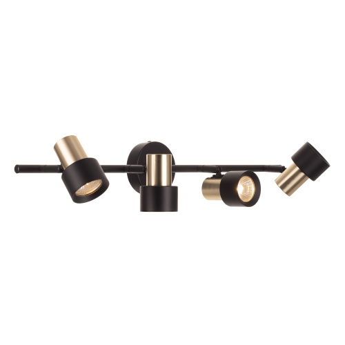 Citilux SAT CL505641 Спот поворотный с выключателем Чёрный+Золото фото 6 Citilux SAT CL505641 Спот поворотный с выключателем Чёрный+Золото фото 6