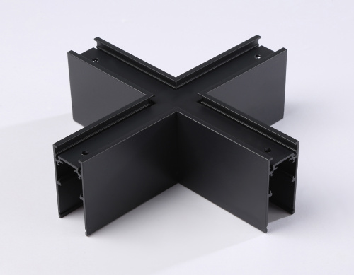 Коннектор Х-образный для накладного шинопровода Magnetic 20 48В черный фото 4 Коннектор Х-образный для накладного шинопровода Magnetic 20 48В черный фото 4
