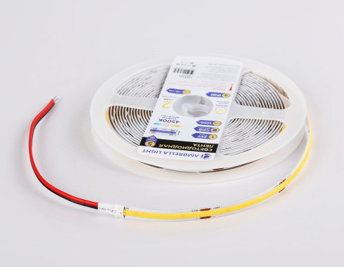 Светодиодная лента 24В COB 480Led 12Вт/м 4500K IP20 5м фото 7 Светодиодная лента 24В COB 480Led 12Вт/м 4500K IP20 5м фото 7