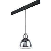 PRO765014 Светильник д/1-фазн трека LOFT 1х40W E14 ХРОМ/ЧЕРНЫЙ (765014+595007)