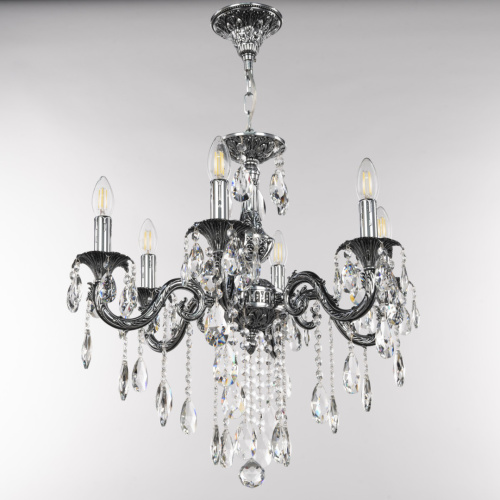 Люстра с хрустальными подвесками AL79101/6/175 B NB Bohemia Ivele Crystal (Богемия Ивеле Кристалл) фото 4 Люстра с хрустальными подвесками AL79101/6/175 B NB Bohemia Ivele Crystal (Богемия Ивеле Кристалл) фото 4