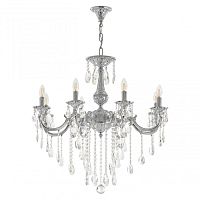 Люстра с хрустальными подвесками AL78101/8/250 B Ni Bohemia Ivele Crystal (Богемия Ивеле Кристалл)
