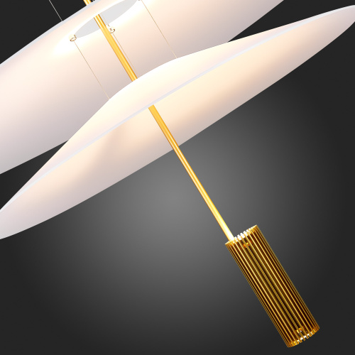 SL6101.223.01 Люстра подвесная ST-Luce Золотистый/Белый LED 1*15W 3000K ISOLA фото 3