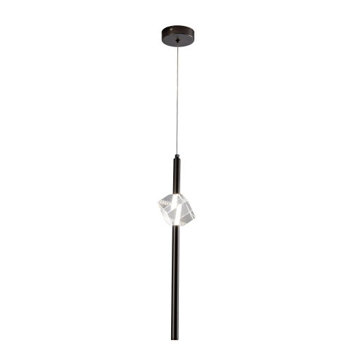 Светильник подвесной куб черный LED 6Вт D12см Zortes Brilly ZRS.30514.01 фото 4