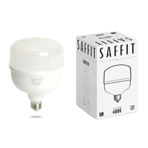 Лампа светодиодная SAFFIT SBHP1050 E27-E40 50W 230V 4000K Лампа светодиодная SAFFIT SBHP1050 E27-E40 50W 230V 4000K