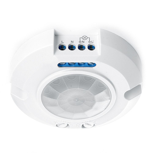 Датчик движения 400W 8m  120°(гориз.) 360°(верт.) белый SEN17 фото 4