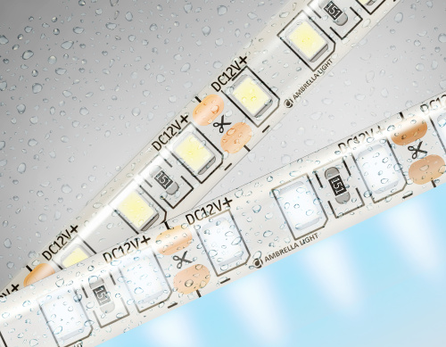 Светодиодная лента 12В 2835 120Led 9.6Вт/м 6500K IP65 5м Светодиодная лента 12В 2835 120Led 9.6Вт/м 6500K IP65 5м