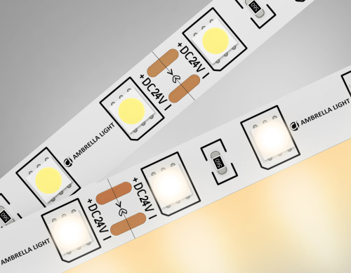 Светодиодная лента 24В 5050 60Led 14.4Вт/м 3000K IP20 5м Светодиодная лента 24В 5050 60Led 14.4Вт/м 3000K IP20 5м