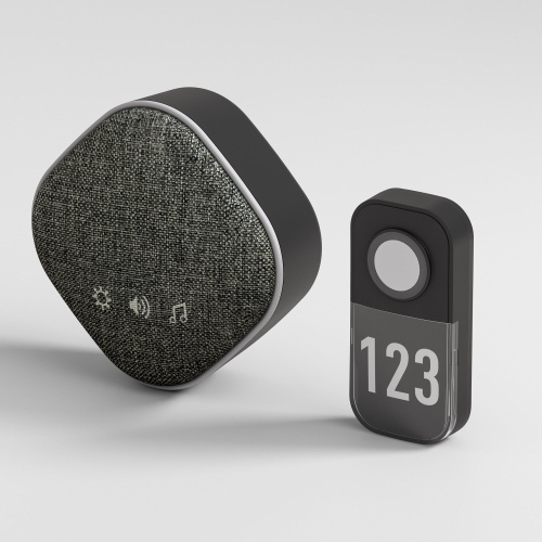 Звонок беспроводной 36M IP20 DBQ29M WL черный фото 2